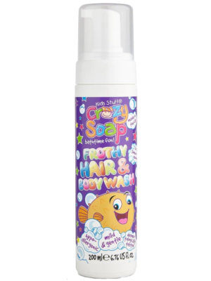 KIDS STUFF CRAZY SOAP KŪNO IR PLAUKŲ PRAUSIKLIS 200 ML