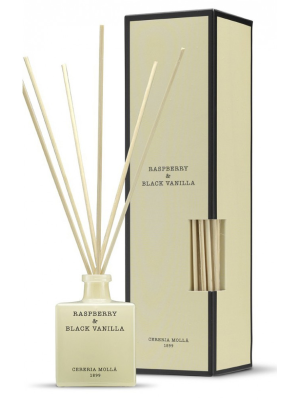 CERERIA MOLLA namų kvapų difuzorius „Raspberry & Black Vanilla“ 100 ml