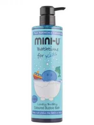 Mini-U Lovely Bubbly Blueberry spalvotos vonios putos 500ml