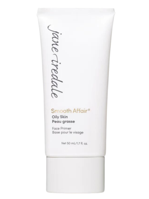 JANE IREDALE SMOOTH AFFAIR PRIMER & BRIGHTENER MAKIAŽO BAZĖ RIEBIAI ODAI 50ml