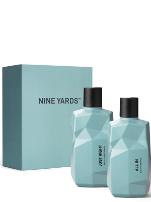 NINE YARDS MOIST Drėkinamasis plauku priežiūros Rinkinys